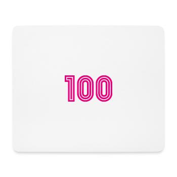 100. 100 JAHRE. 100-JÄHRIGES JUBILÄUM. 100. GEBURTSTAG - Mousepad (Querformat) - Weiß - Vorne
