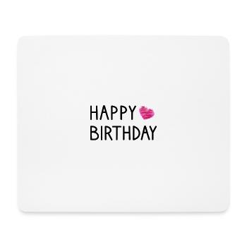 ALLES GUTE ZUM GEBURTSTAG. ALLES GUTE ZUM GEBURTSTAG. JAHRESTAG. - Mousepad (Querformat) - Weiß - Vorne