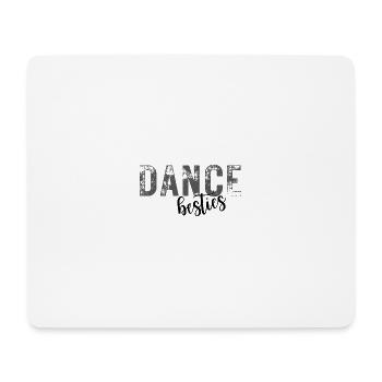 DANSE meilleures amies - Tapis de souris (format paysage) - blanc - Devant