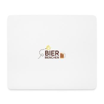 Süßes Bier Bienchen Design für Bierfans | Geschenk - Mousepad (Querformat) - Weiß - Vorne
