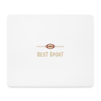 Bester Sport - Mousepad (Querformat) - Weiß - Vorne