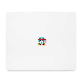 Ninja-Katze - Mousepad (Querformat) - Weiß - Vorne