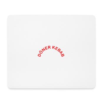 Döner Kebab Schriftzug - Mousepad (Querformat) - Weiß - Vorne