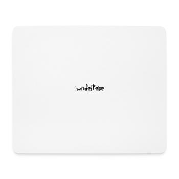 hunde liebe - Mousepad (Querformat) - Weiß - Vorne