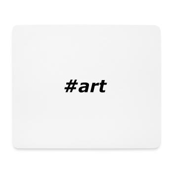 #art - Mousepad (Querformat) - Weiß - Vorne