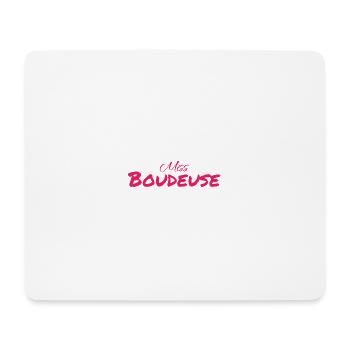 Miss boudeuse - Tapis de souris (format paysage) - blanc - Devant