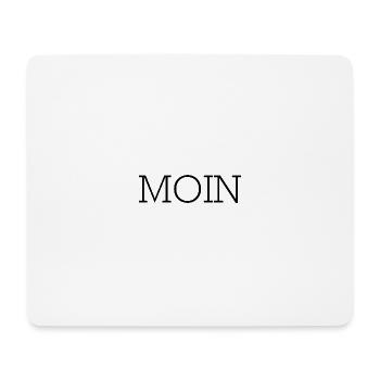Moin - Mousepad (Querformat) - Weiß - Vorne