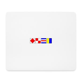FoxtrottUniformCharlieKilo Plain - Mousepad (Querformat) - Weiß - Vorne