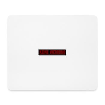 Keine Werbung ! Briefkasten Schild - Mousepad (Querformat) - Weiß - Vorne
