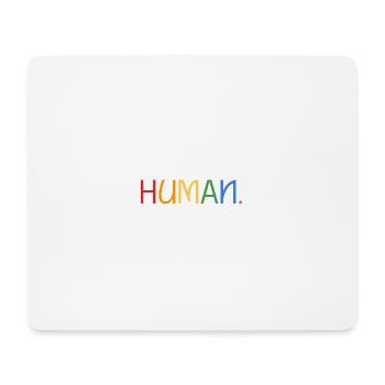 Human-Mensch-Pride - Mousepad (Querformat) - Weiß - Vorne