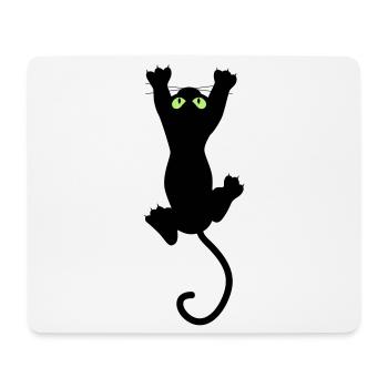 Cat fun - Tapis de souris (format paysage) - blanc - Devant