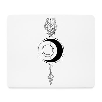 Mond mit Pfeil Göttin Diana Mondgöttin - Mousepad (Querformat) - Weiß - Vorne