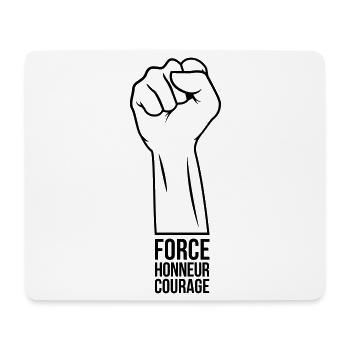 Force Honneur Courage - Tapis de souris (format paysage) - blanc - Devant
