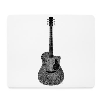 Proud Guitarist Musician Guitar - Mouse Pad (horizontal) - white - Front