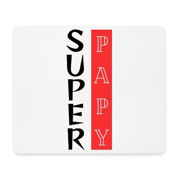 Super Grandpa, originelles Geschenk für Opa - Mousepad (Querformat) - Weiß - Vorne