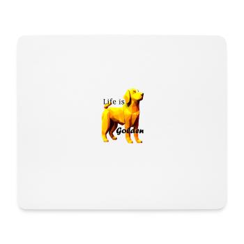 Golden Retriever Geschenk für Hundemama/Hundepapa - Mousepad (Querformat) - Weiß - Vorne