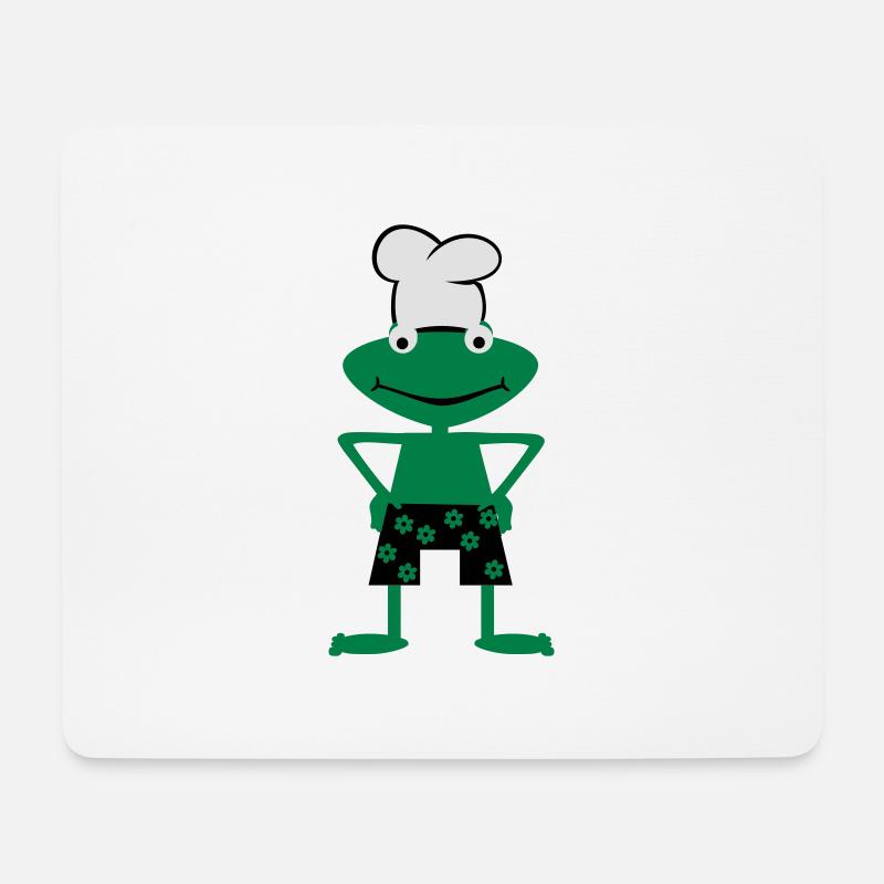 Cooking frog - Mousepad (Querformat) - Weiß