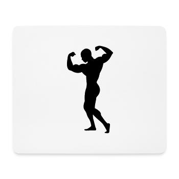 Adonis - A strong man - Mouse Pad (horizontal) - white - Front