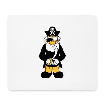 pirat kapitaen matrose seeraeuber saebel meere - Mousepad (Querformat) - Weiß - Vorne