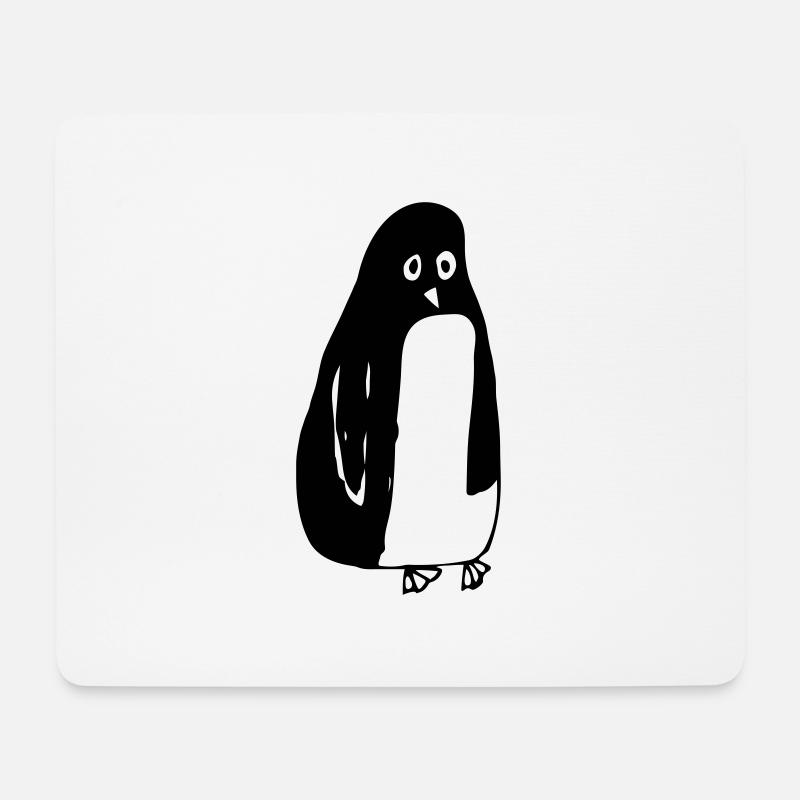 penguin - Mouse Pad (horizontal) - white