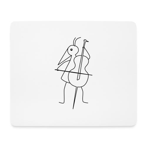 RUNNY-mit-Cello-Baß_1210 - Mousepad (Querformat)