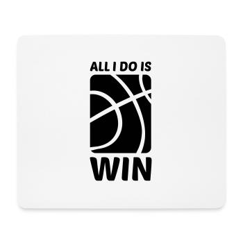 all_i_do_is_win_1_f1 - Tapis de souris (format paysage) - blanc - Devant