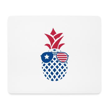 Independence Day 4 Juli Unabhängigkeitstag Amerik - Mousepad (Querformat) - Weiß - Vorne