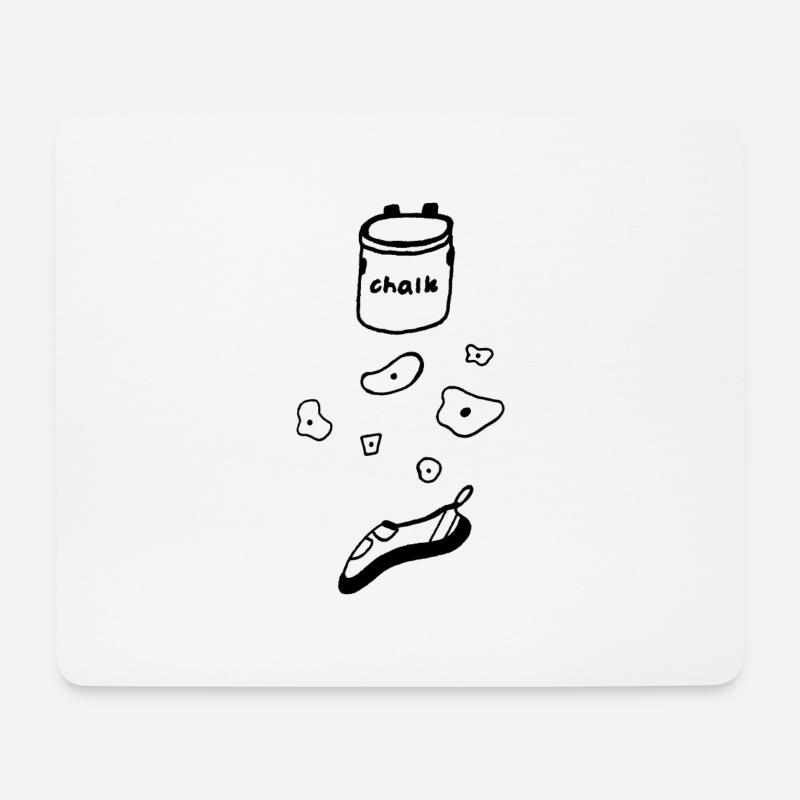 Boulder Gear - Mousepad (Querformat) - Weiß