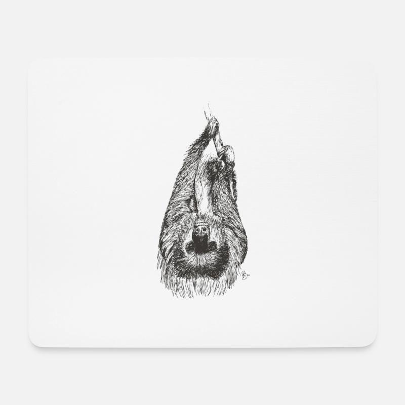Sloth - Mouse Pad (horizontal) - white