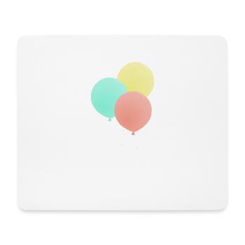 Ballon, fête, fête, félicitations - Tapis de souris (format paysage) - blanc - Devant