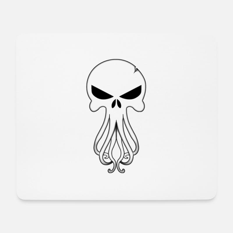 Tentakel des Todes - Mousepad (Querformat) - Weiß