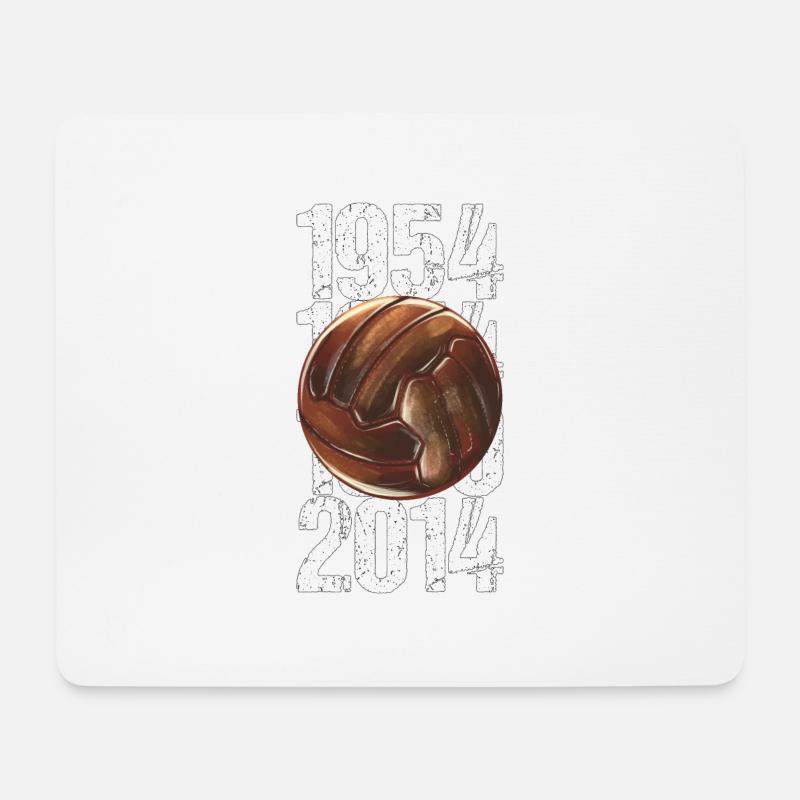 Fußball Deutschland Tradition Fan Geschenk - Mousepad (Querformat) - Weiß