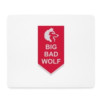 big bad wolf quote - Mouse Pad (horizontal) - white - Front