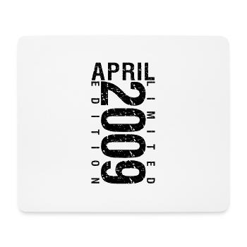 Geburtstag April 2009 April geboren im April 2009 - Mousepad (Querformat) - Weiß - Vorne