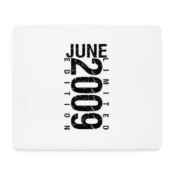 Birthday June 2009 June born in June 2009 - Mouse Pad (horizontal) - white - Front