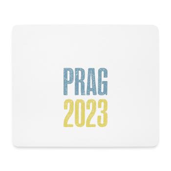 Prague 2023 Krona - Mouse Pad (horizontal) - white - Front