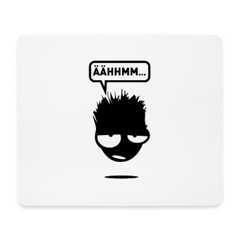 Quatschkopf - Mousepad (Querformat) - Weiß - Vorne
