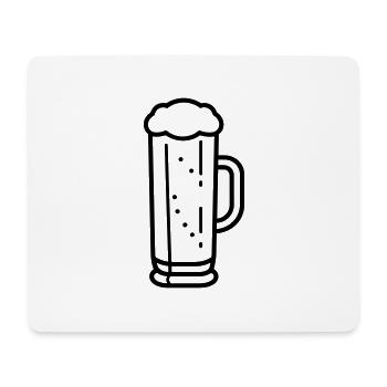 Beer - Mouse Pad (horizontal) - white - Front