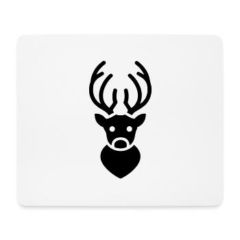 Christmas Reindeer - Mouse Pad (horizontal) - white - Front