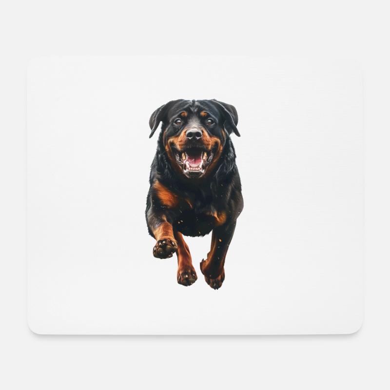Rottweiler - Mousepad (Querformat) - Weiß