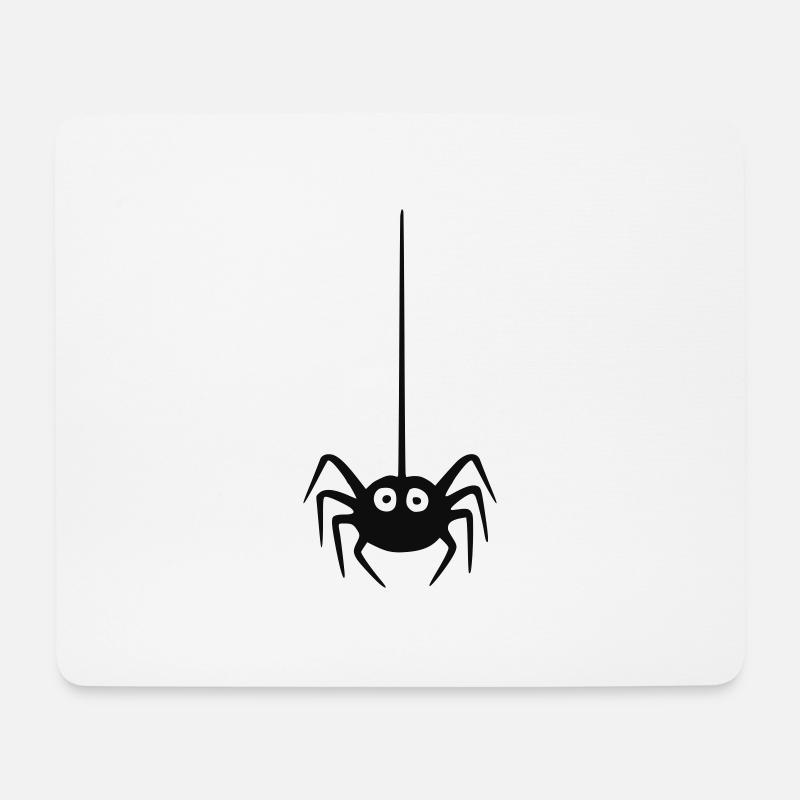 Spinne - Spider - Mousepad (Querformat) - Weiß