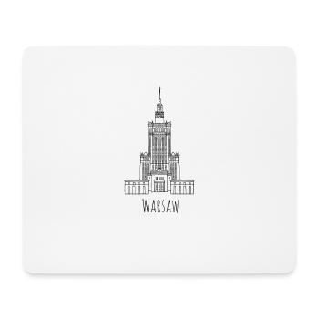 Warschau - Mousepad (Querformat) - Weiß - Vorne