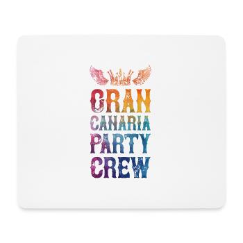 Dicton de l’équipe de fête de Gran Canaria - Tapis de souris (format paysage) - blanc - Devant