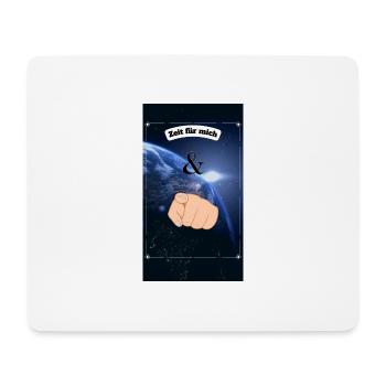 Zeit nur für mich und dich Bekleidung - Mousepad (Querformat) - Weiß - Vorne