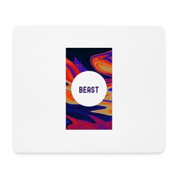 Beast Motivational : Libérez votre pouvoir intérieur - Tapis de souris (format paysage) - blanc - Devant