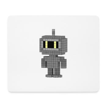 Roboter - Mousepad (Querformat) - Weiß - Vorne