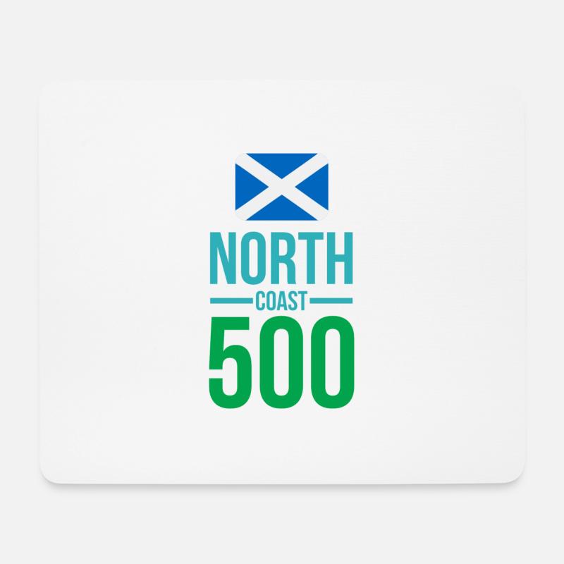 north coast 500 scotland - Mouse Pad (horizontal) - white