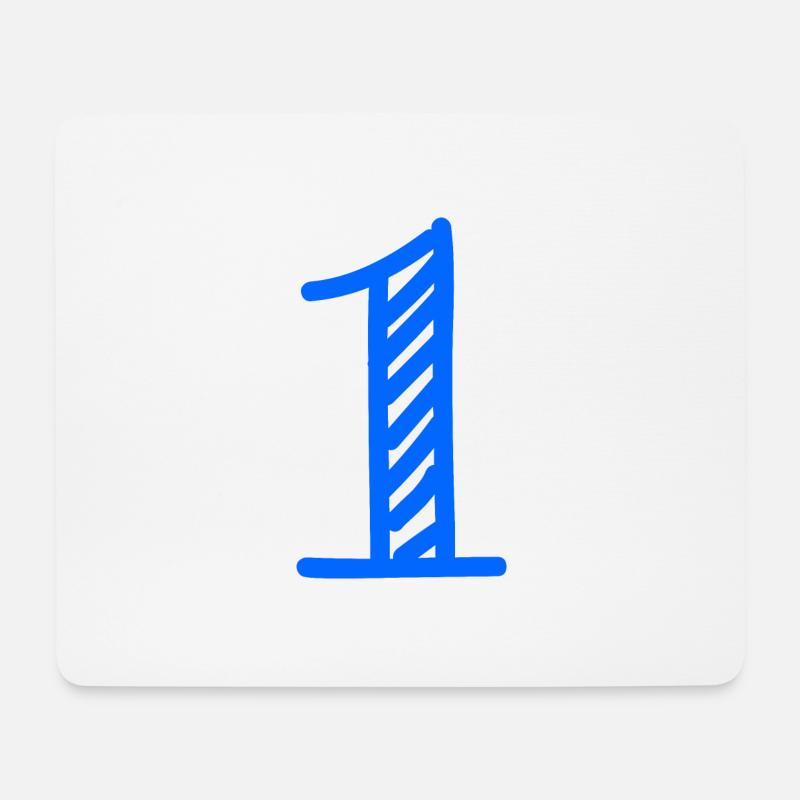 1. 1 JAHR. 1. JAHRESTAG. 1 JAHR GEBURTSTAG - Mousepad (Querformat) - Weiß