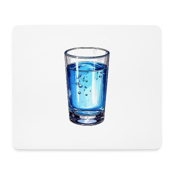 mineral water - Mouse Pad (horizontal) - white - Front
