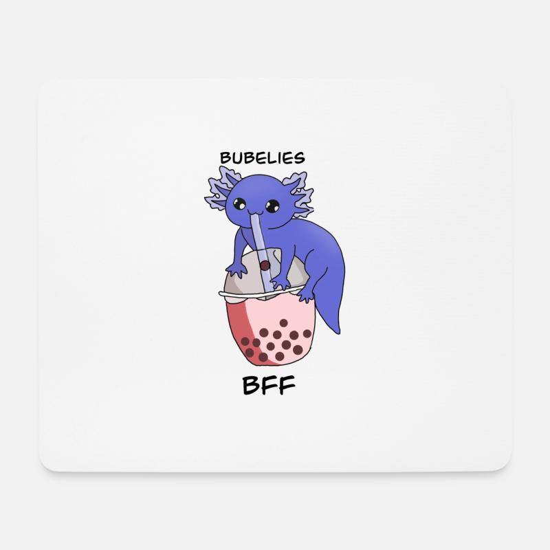Bubelies - Mousepad (Querformat) - Weiß